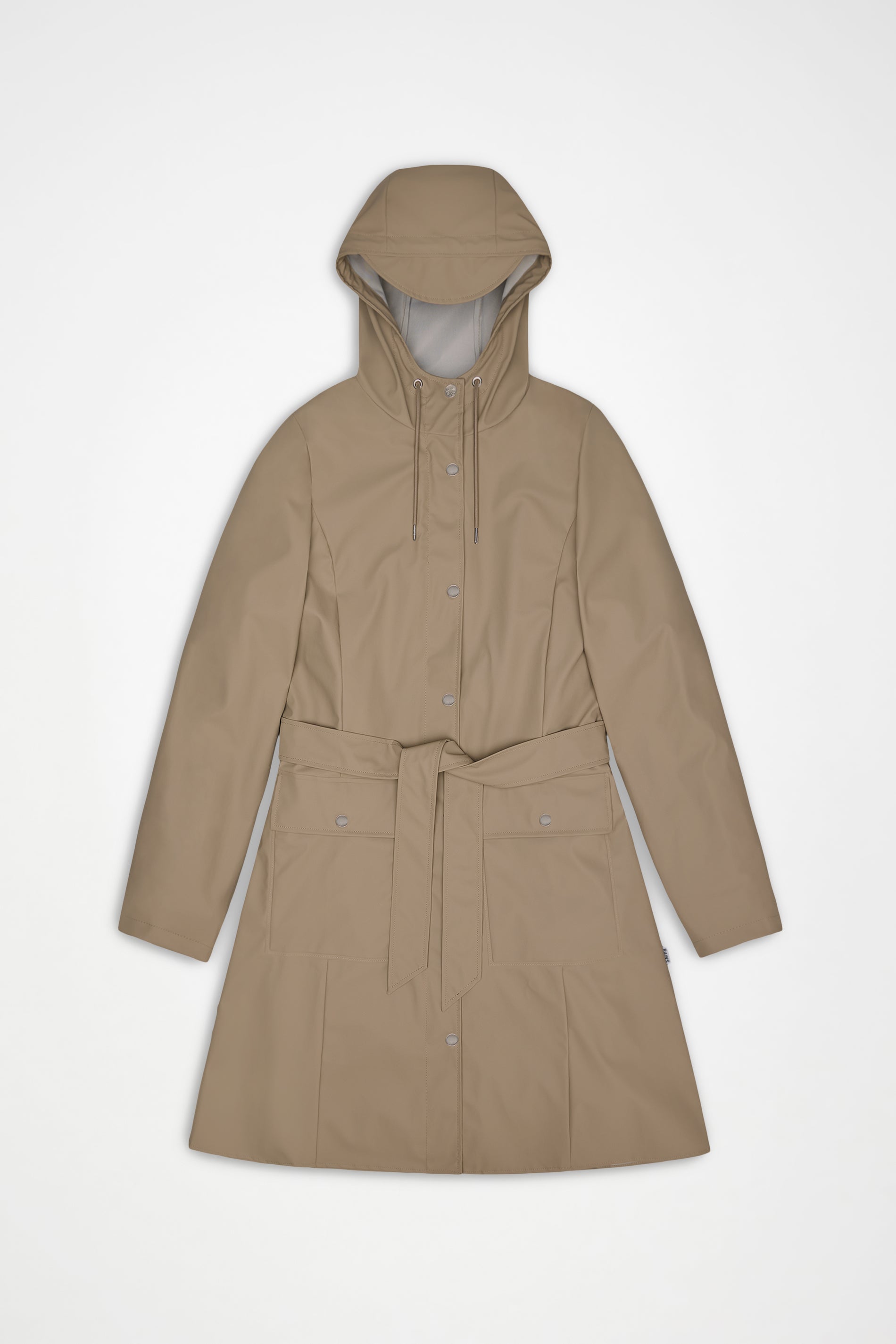 Chaqueta larga Curve