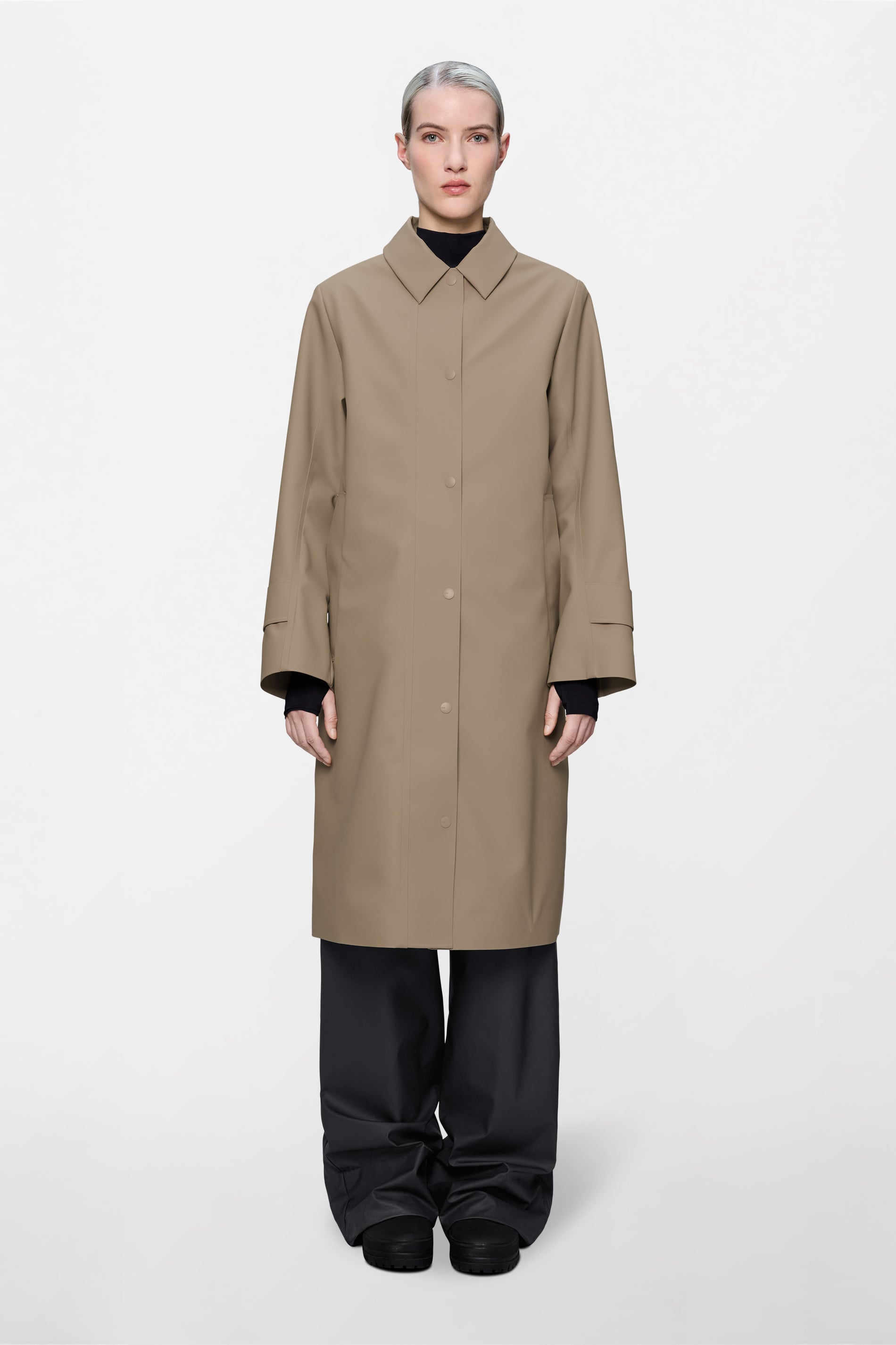 Chaqueta larga Nara W
